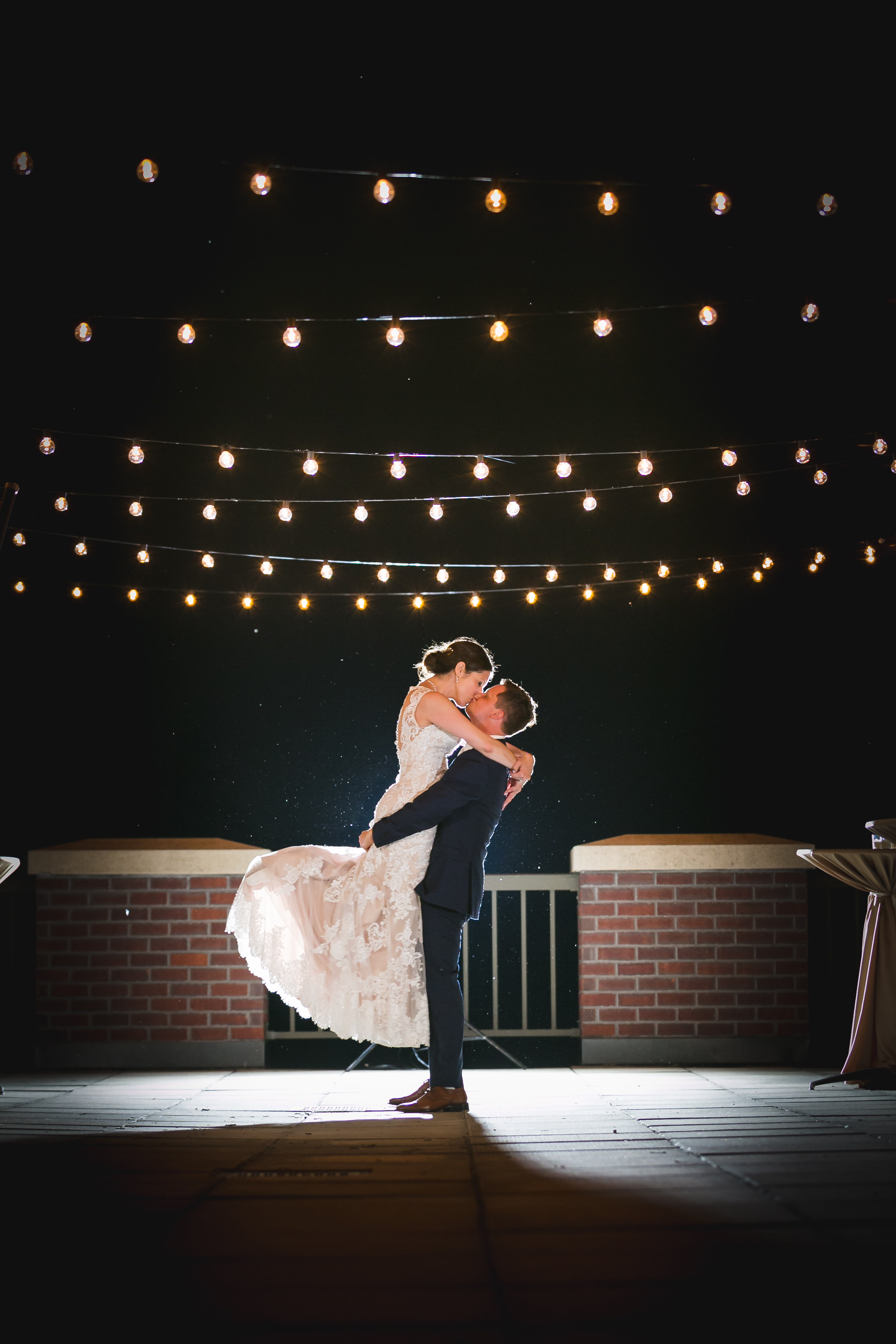 Perimeter String Lights Wedding & Event Lighting Rentals in New